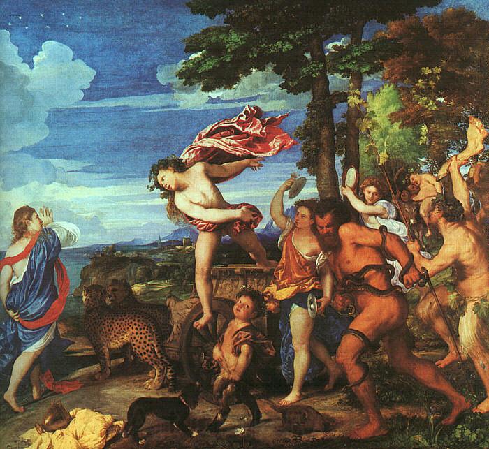  Titian Bacchus and Ariadne Norge oil painting art